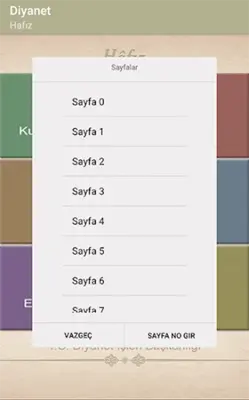Diyanet Hafız android App screenshot 0