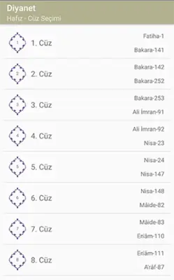 Diyanet Hafız android App screenshot 2