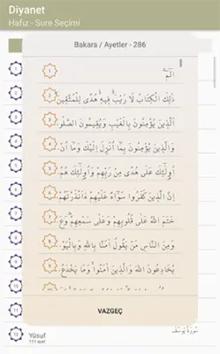 Diyanet Hafız android App screenshot 4